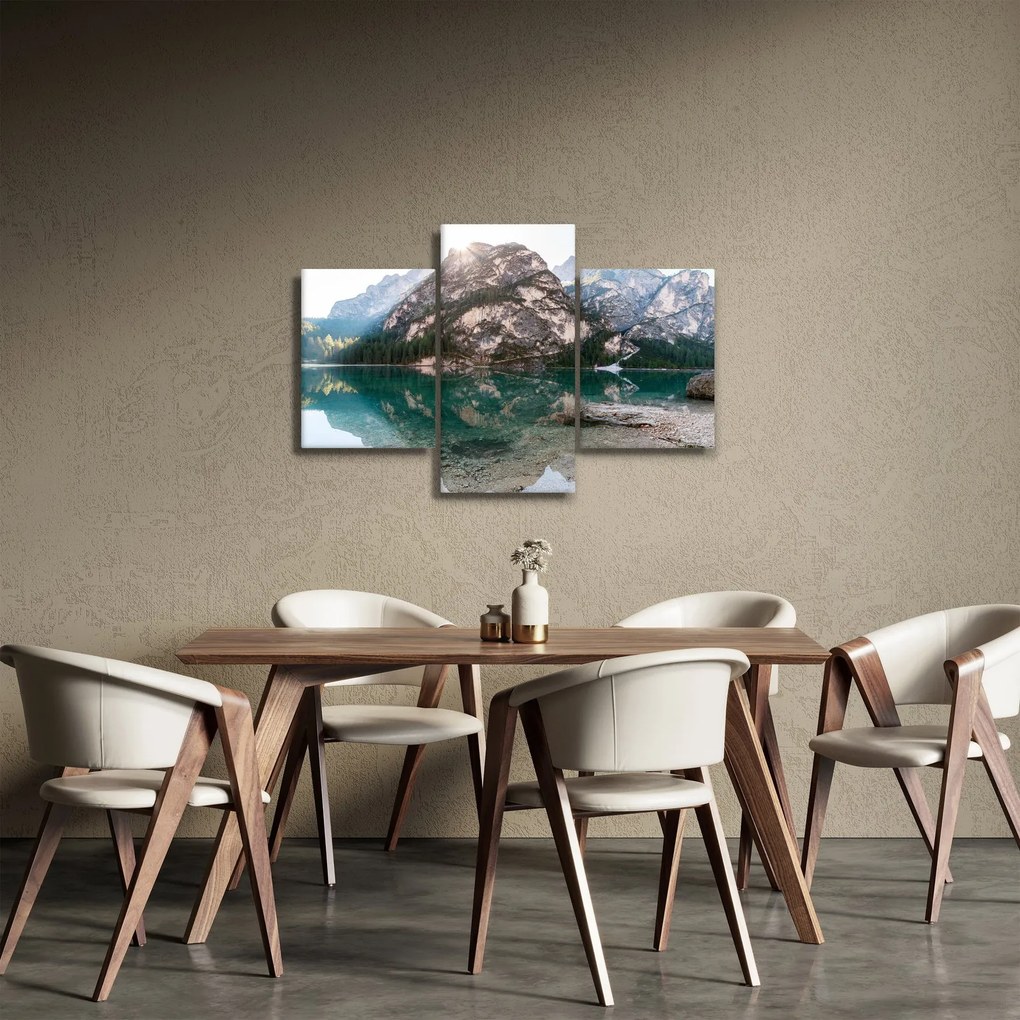 Obraz horského jazera (90x60 cm)