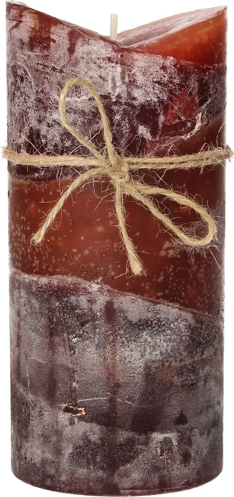 Sviečka Dorotea 15cm burgund