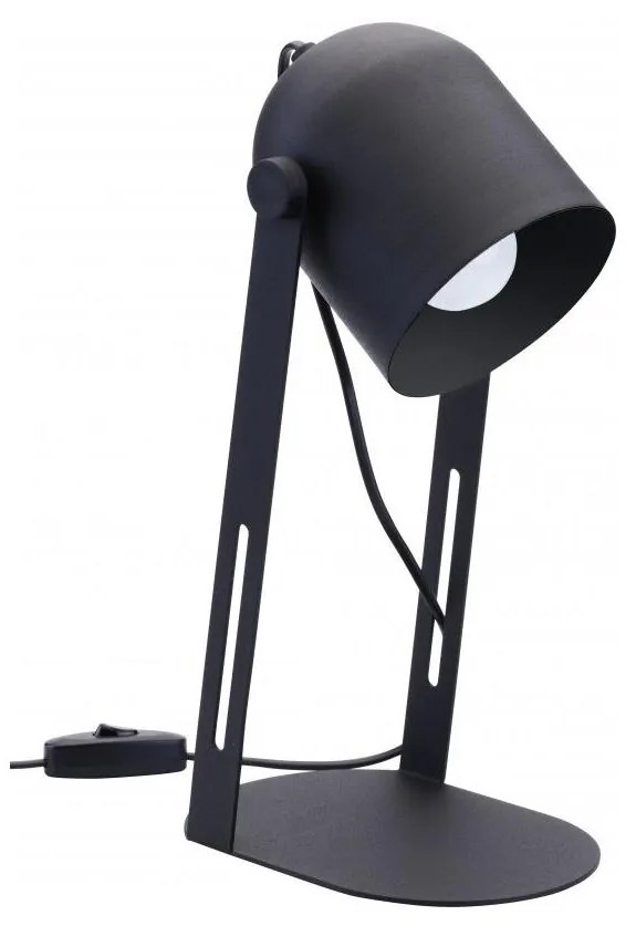 Stolná lampa DAVIS 1xE27/60W/230V čierna