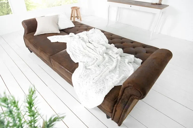 Rozkladacia pohovka Maison Belle II 220cm starohnedá