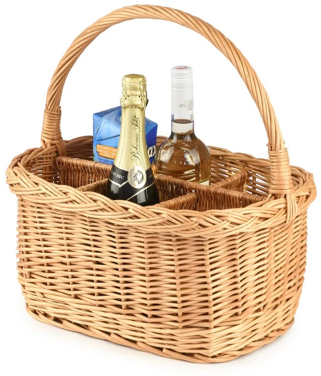 Piknikový kôš na fľaše Crate III.š. 38 x hl. 28 x v. 20/39(cm)