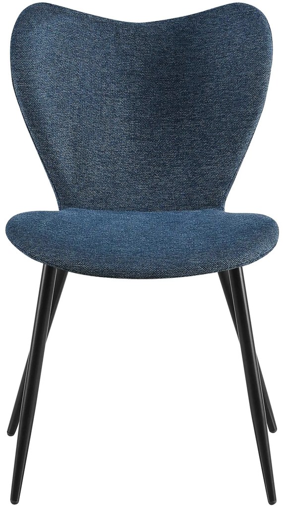Jedálenská stolička Maika látka - modrá