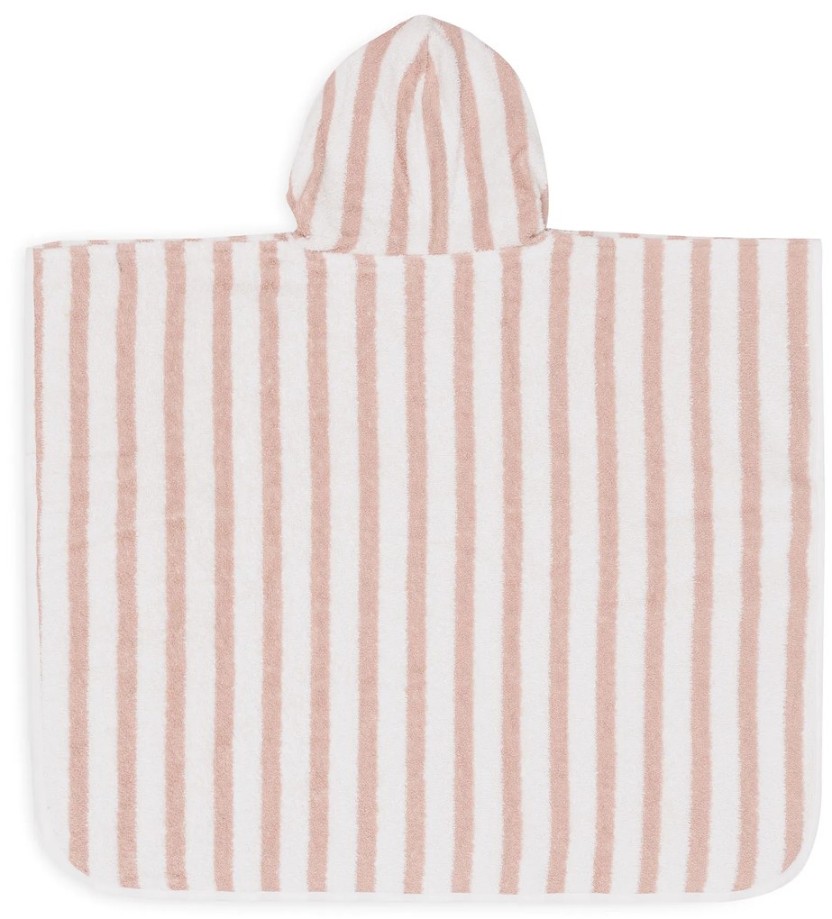 Osuška pončo Stripe Wild Rose