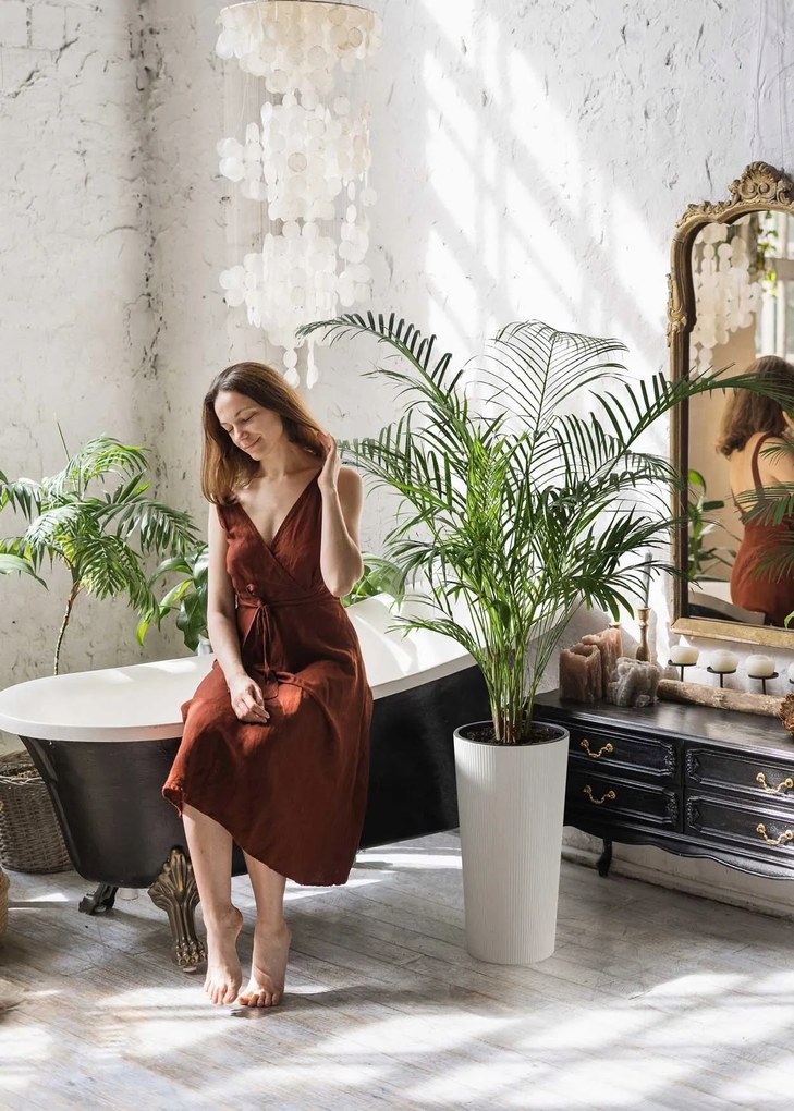 Kvetináč URBANIKA ECO 57 cm biely