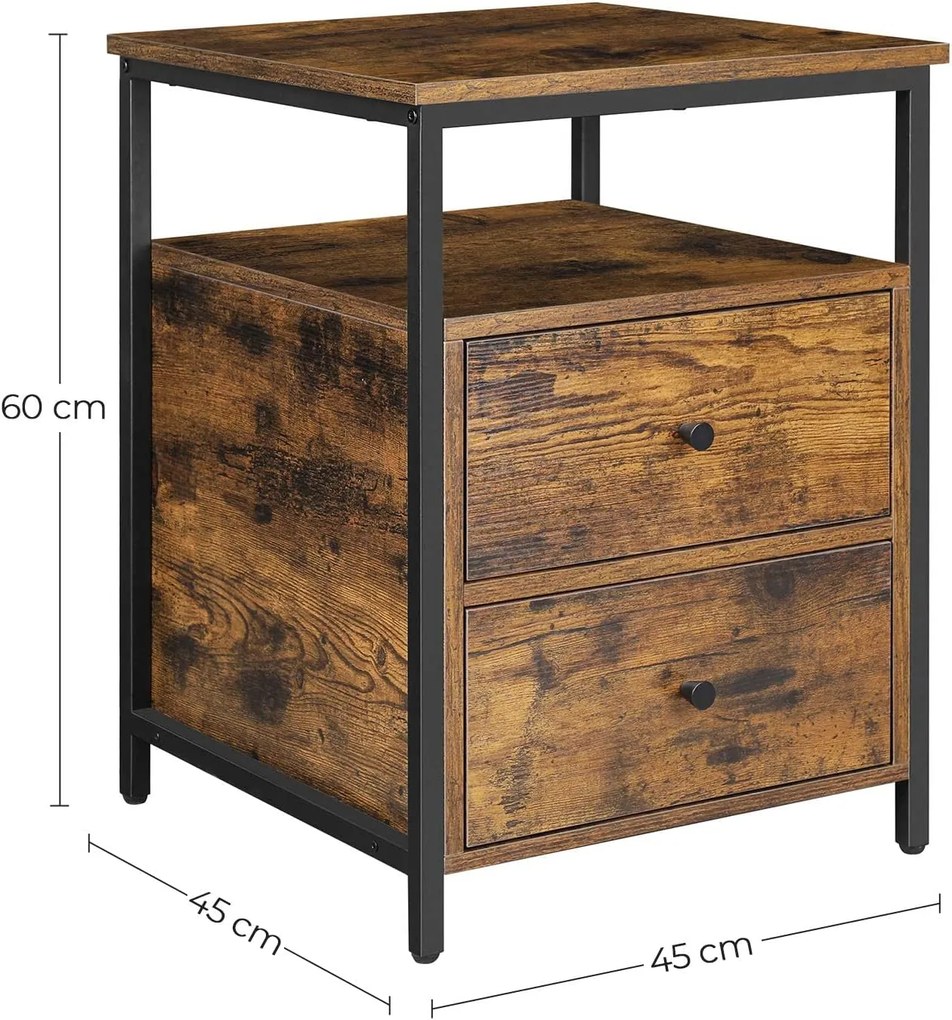 Nočný stolík VASAGLE LET067B01