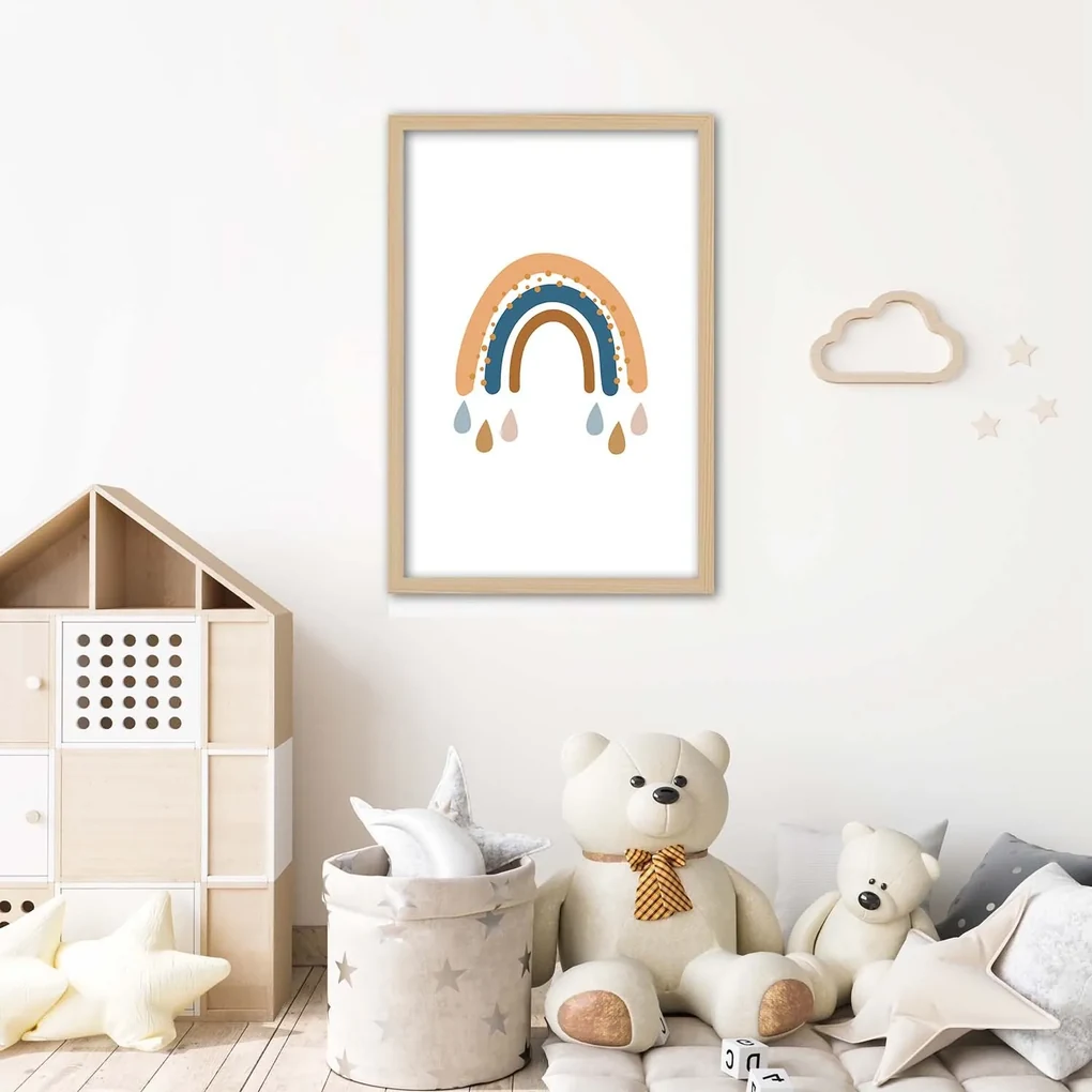 Gario Plagát Dúhové počasie Farba rámu: Bez rámu, Rozmery: 60 x 90 cm