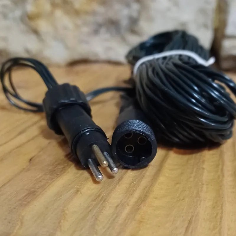 DECOLED Sada LED svetiel pre dom, HOBBY, 4+1 zdarma, ľadovo biela, zelený kábel