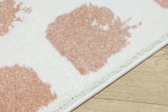 Detský koberec LIMA M038A krémový / ružový