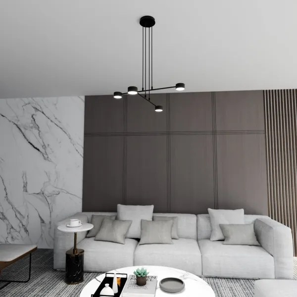 Luster na lanku MODUS 4xGX53/10W/230V čierna