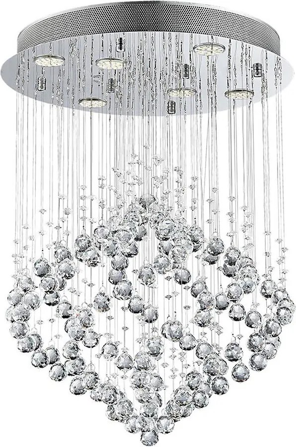 Luxera 62412 - Krištáľový prisadený luster CHESTER 6xGU10/50W/230V