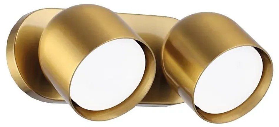 Ideal Lux - LED Nástenné bodové svietidlo DODO 2xGX53/9W/230V mosadz