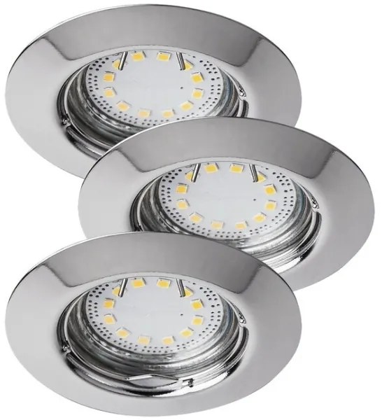 Rabalux 1047 - SADA 3xLED Podhľadové svietidlo LITE 3xGU10-LED/3W/230V