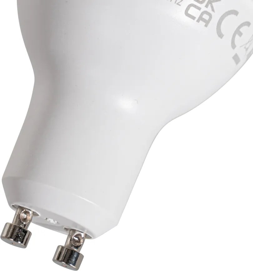 Sada 5 čírych LED žiaroviek GU10 50mm 4.7W 400 lm 2200-2400K