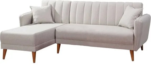 Sconto Pohovka AQUA ľavá, krémová