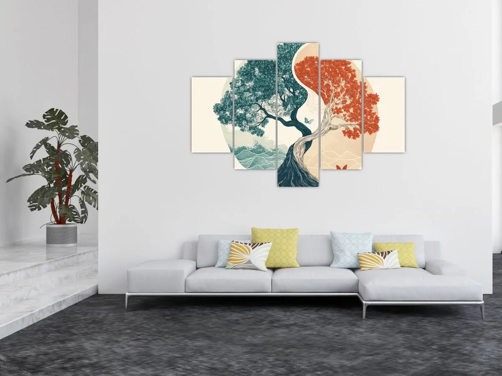 Obraz – Strom plný energie (150x105 cm)