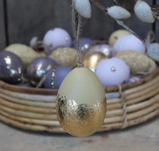 Chic Antique Veľkonočné vajíčko Gold Bottom
