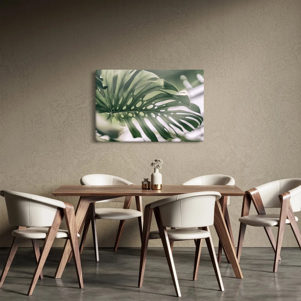 Obraz - List monštier (90x60 cm)