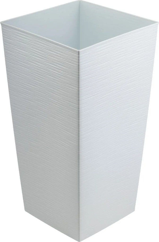 Plastový květináč Porto Riflo 75x39,6x39,6 cm bílý