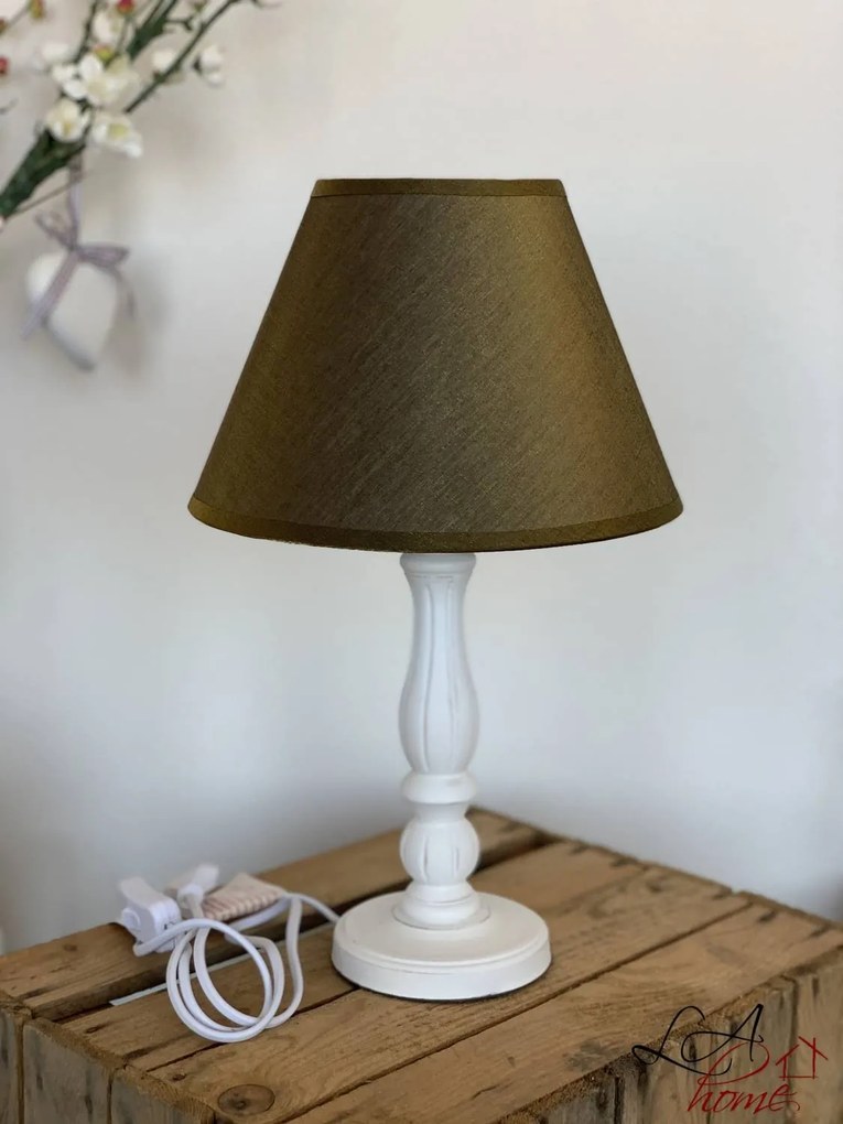 Zlato-zelene tienidlo lampy Couleurs - Ø 25 * 16 cm