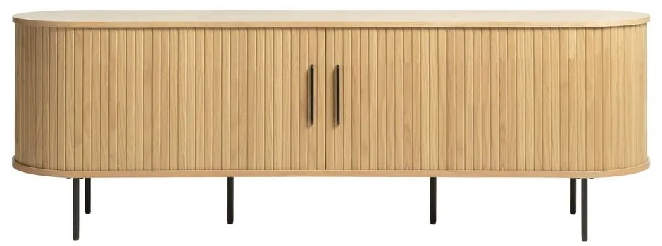 TV stolík v dekore duba v prírodnej farbe 56x180 cm Nola – Unique Furniture