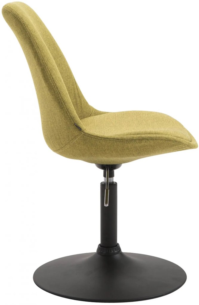 Stolička Maverick B - látka, podnož kov čierna matná - Zelená