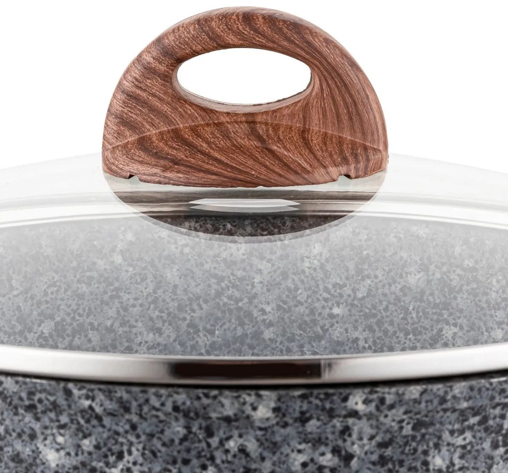 Florina Hrniec s pokrievkou Master MG,  28 cm, 6,1 l, šedá, pr. 28 cm