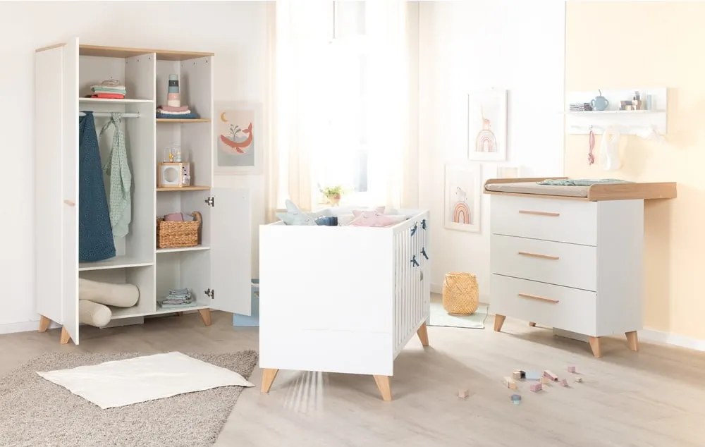 Biela postieľka 60x120 cm Léon – Roba