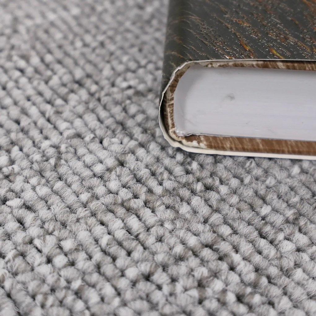 Betap, Metrážny koberec Debut 71, na mieru, šíře 4m, šedá, filc, detská izba