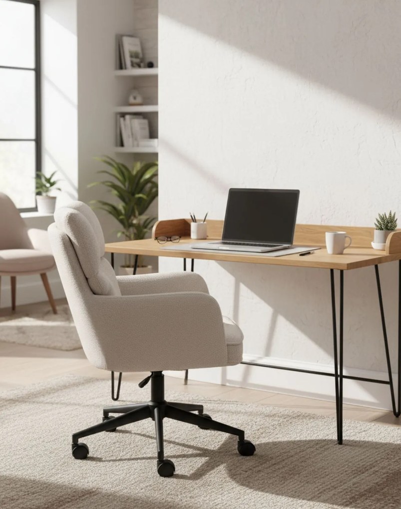 Kancelárska stolička Aria, béžová