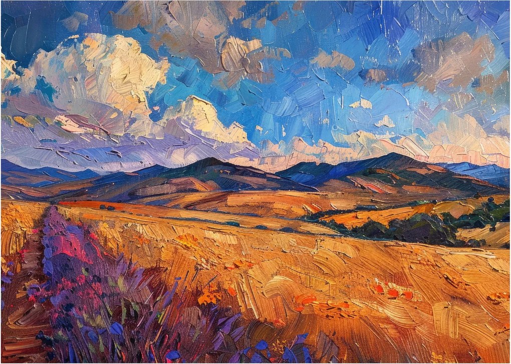 Obraz - Olejomaľba krajiny (70x50 cm)
