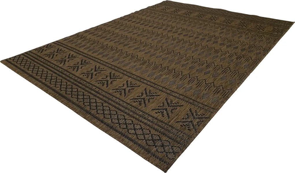 BE Koberec Eqos 0002 BROWN – hnedý obdĺžnikový Rozmer: 120x180 cm