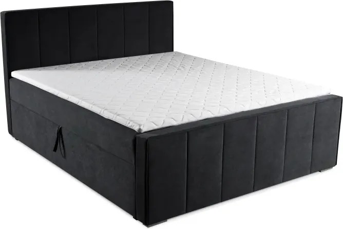 Boxspring posteľ RITA, 200x160, antracitová (pretty 21)