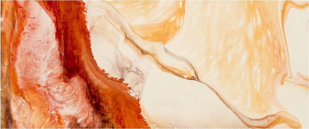 Obraz - Abstraktná maľba (120x50 cm)