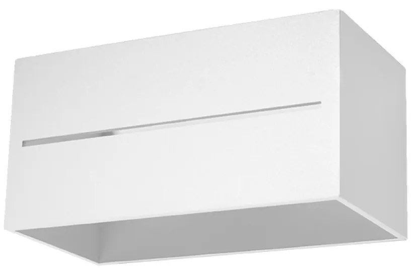 Nástenné svietidlo Lobo Maxi, 1x biele kovové tienidlo