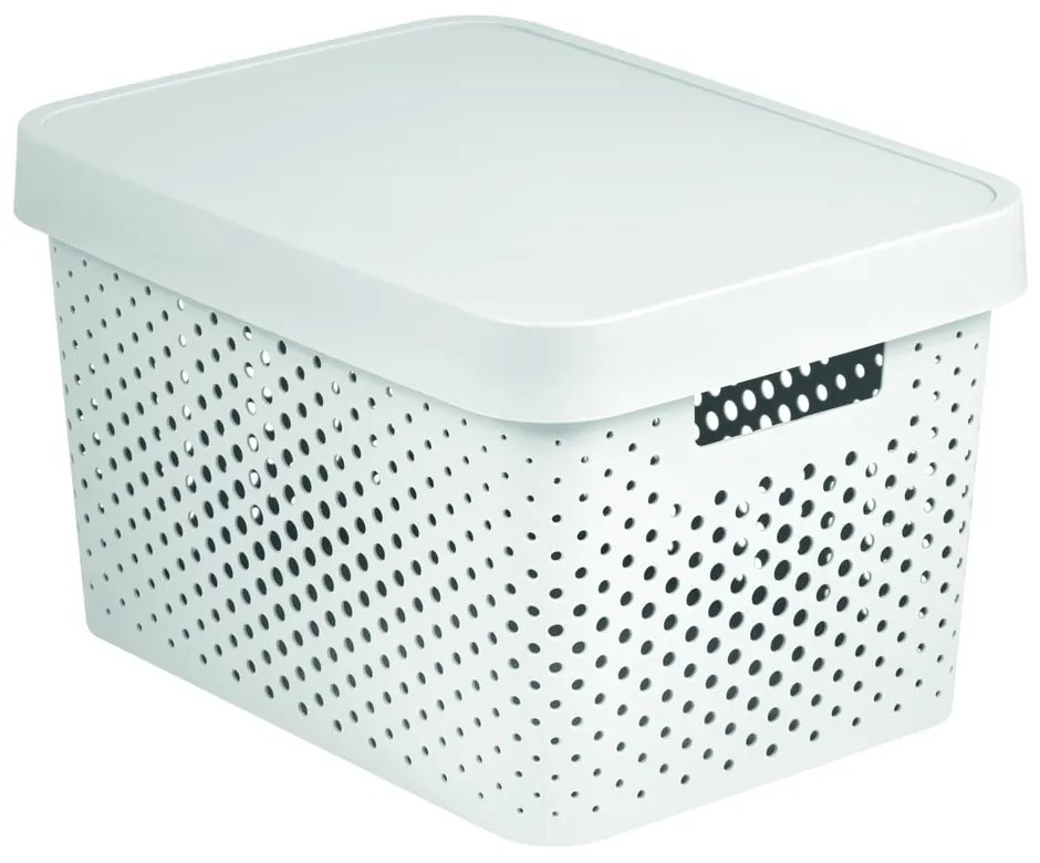 Biely úložný box Curver Holes