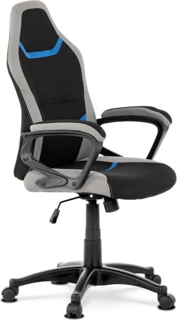 Detská otočná stolička čierna KA-L611 BLUE