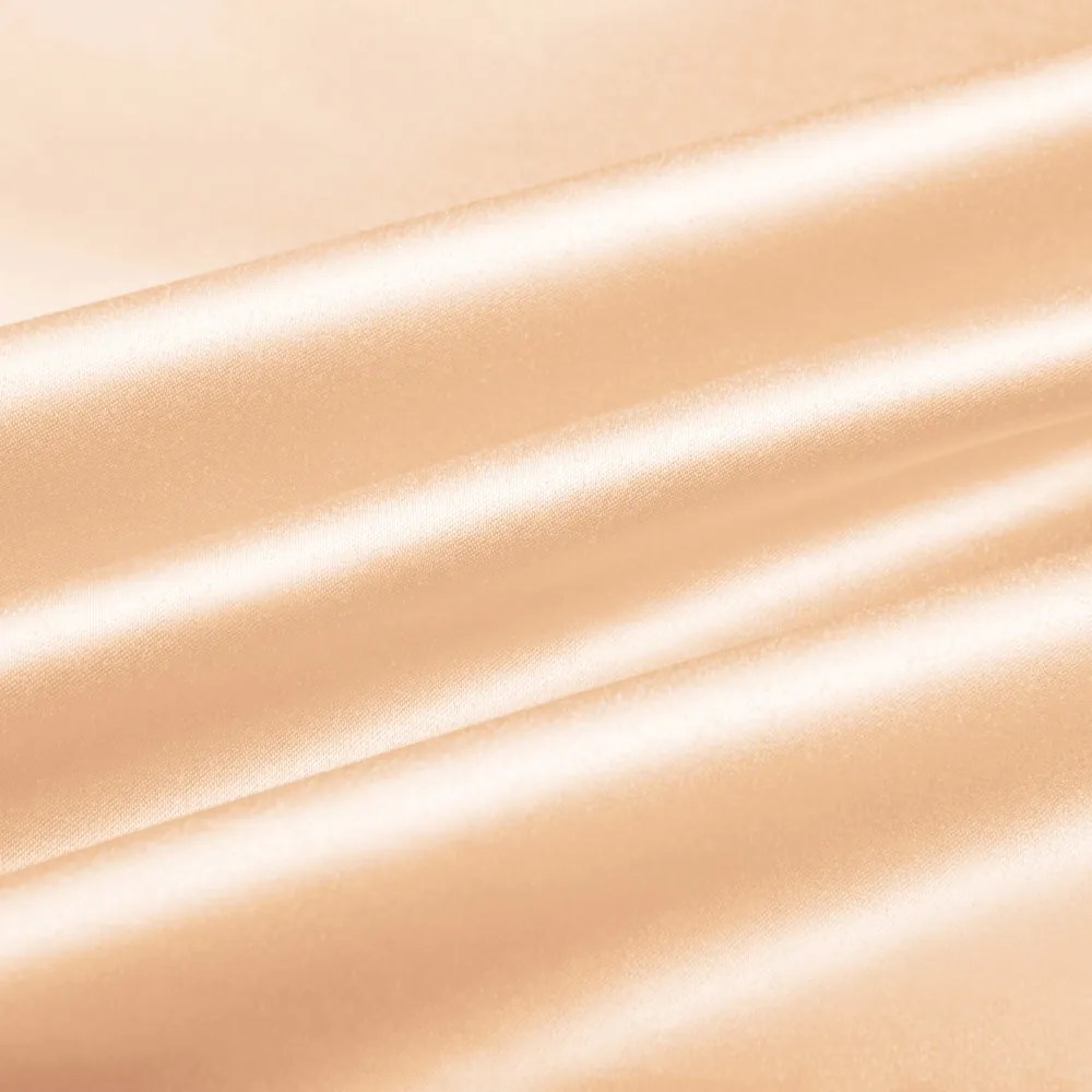 Biante Saténový obdĺžnikový obrus polyesterový Satén LUX-046 Béžový 140x200 cm