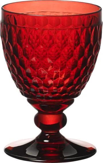 Čerevený pohár na červené víno Boston Coloured