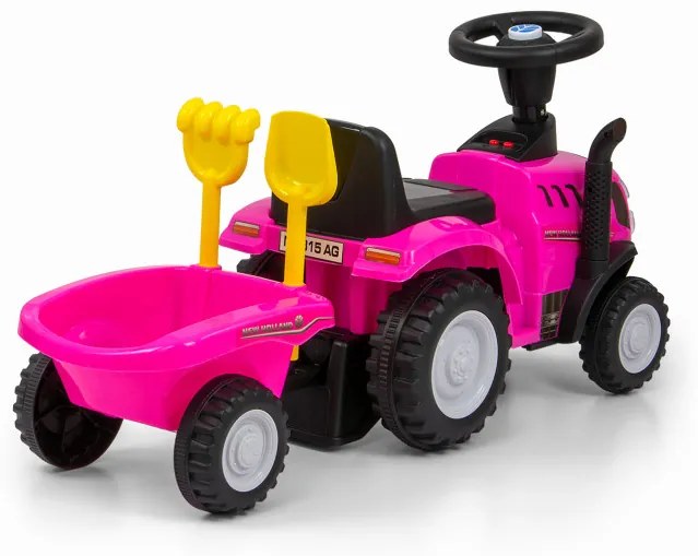 Odrážadlo New Holland T7 traktor ružové