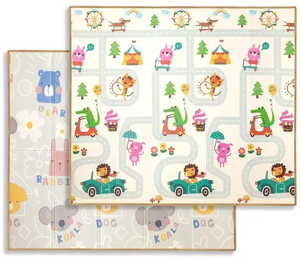 Hracia podložka pre deti Play Street T1 177x197 cm