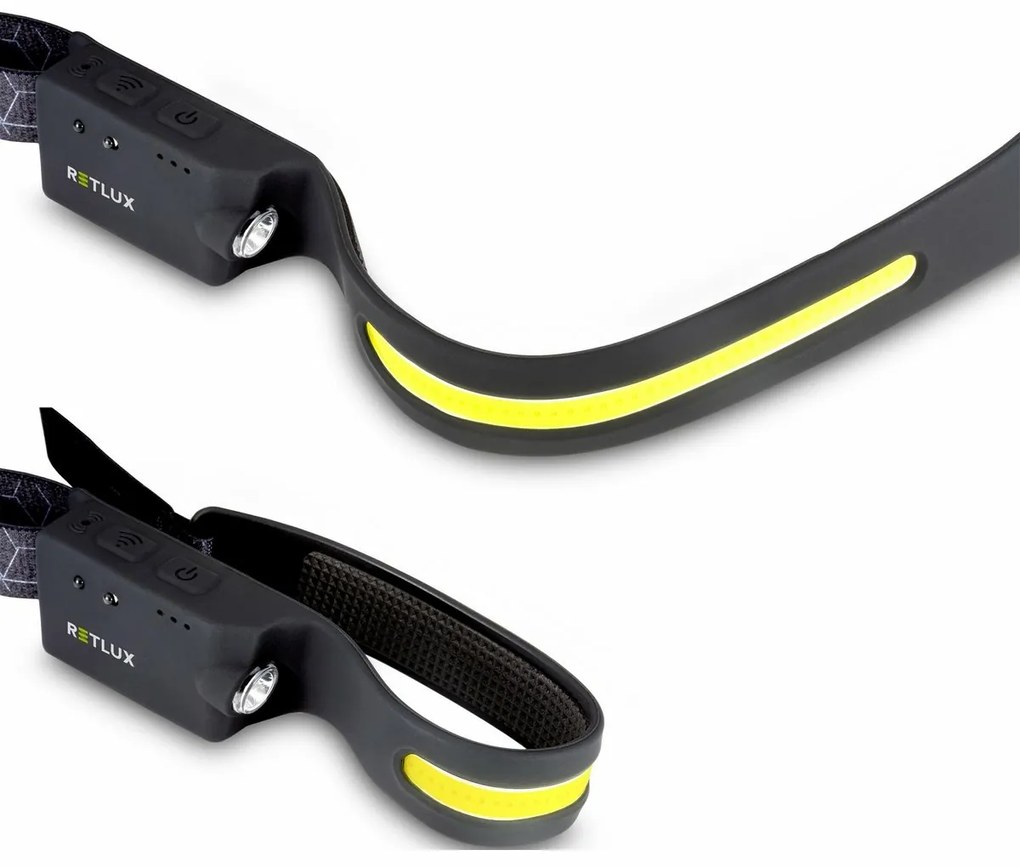 Retlux RPL 700 Športová nabíjacia LED COB čelovka, dosvit 70 m, výdrž 20 hodín