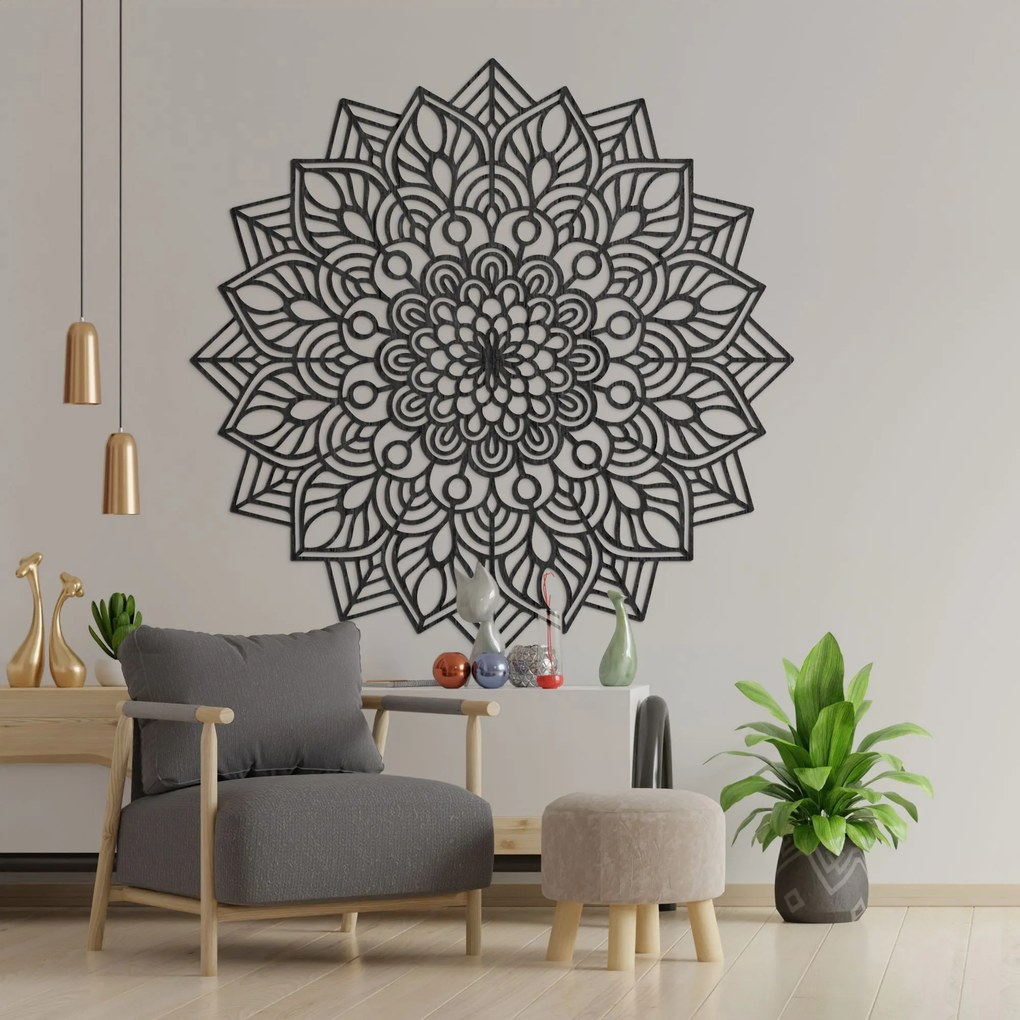 Drevená mandala na stenu | LAFET: HDF - Javor 20 cm 4438-106309 HDF0319-A