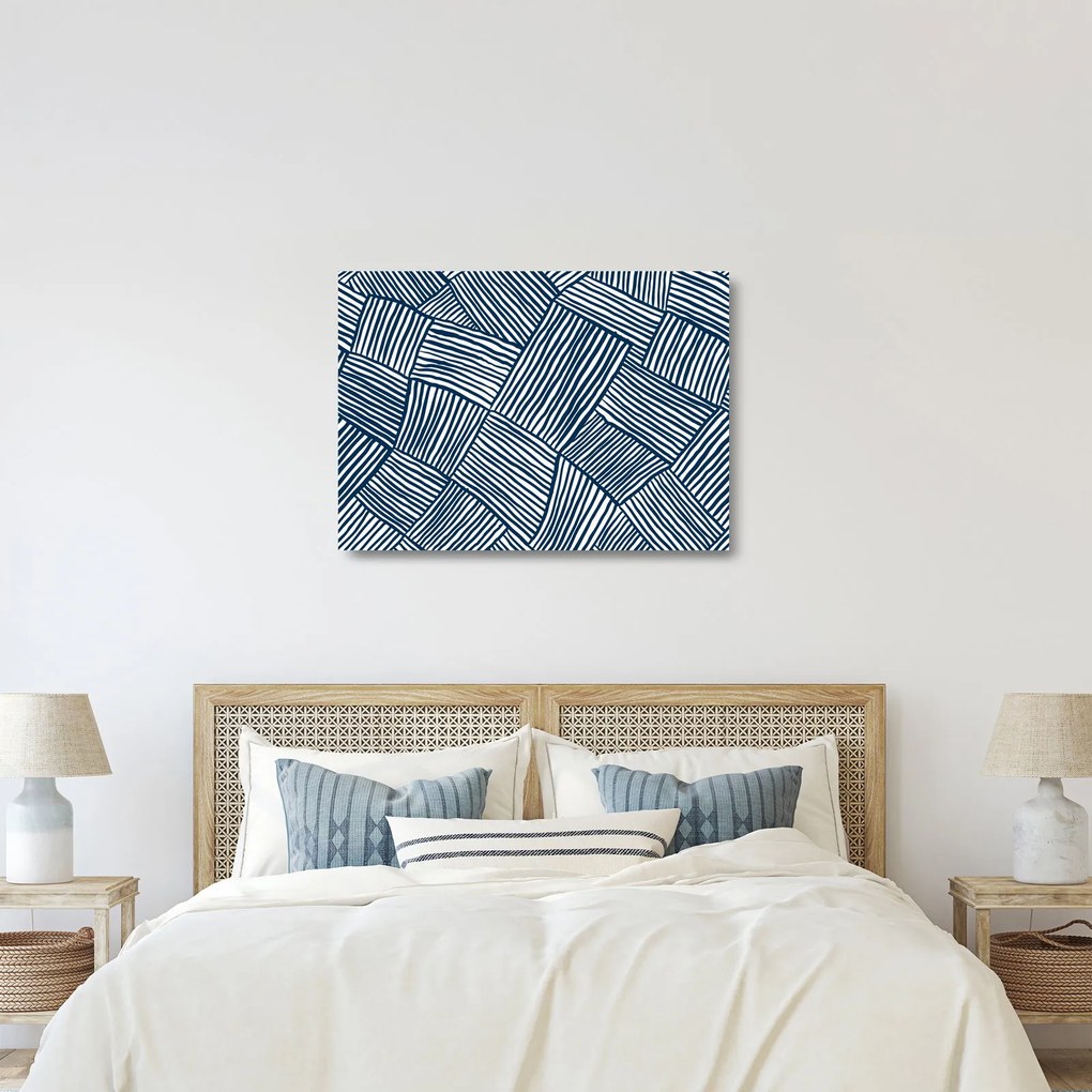 Sklenený obraz - 3D línia (70x50 cm)