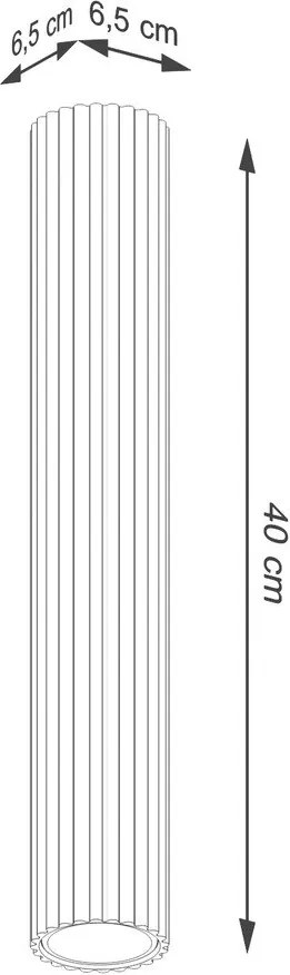 Taupe kovové bodové svietidlo Gleam – Sollux