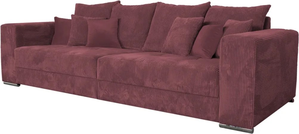 Pohovka Richard, tmavo ružová látka