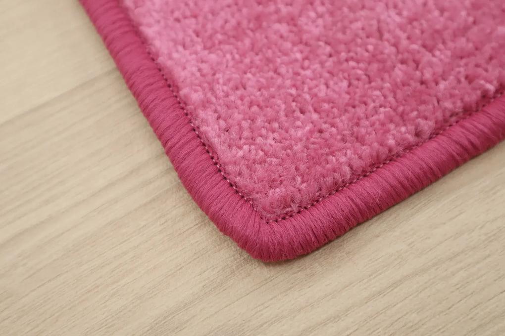 Vopi koberce Kusový koberec Eton ružový 11 - 200x400 cm