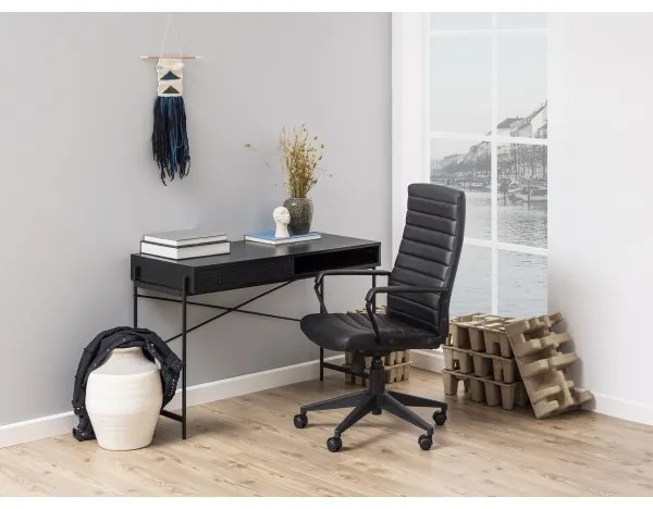 Písací stôl AXEL čierny