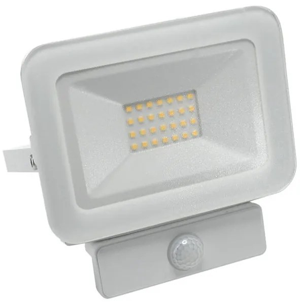 NEDES LF2122S Reflektor HQ LED 20W, 4000K, 1800lm, IP65, biela, senzor