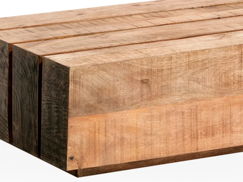 furniture-nabytek.cz - Masívny konferenčný stolík Dakota z mangového dreva, lakovaný, hnedý – 120×70 cm