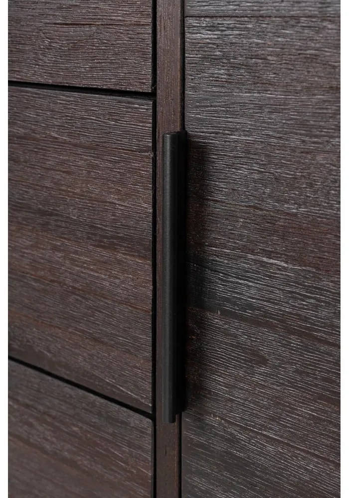 Hnedá nízka komoda z tíkového dreva 135x82 cm Webster – White Label